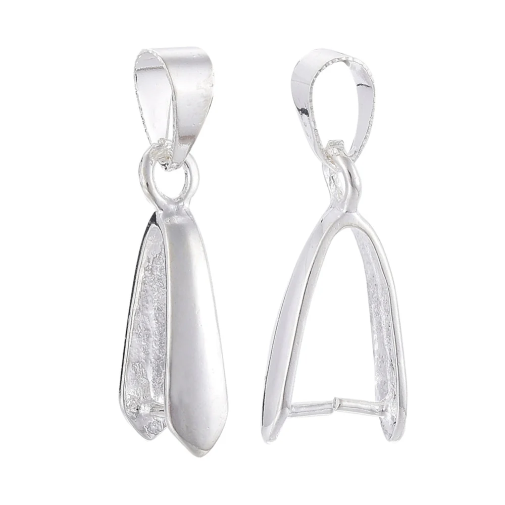 Sterling Silver Ice Pick Bails - 4.5mm X 15mm