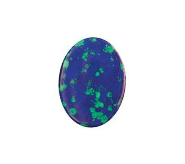Natural Azurite Malachite Oval Cabochon - 8x10