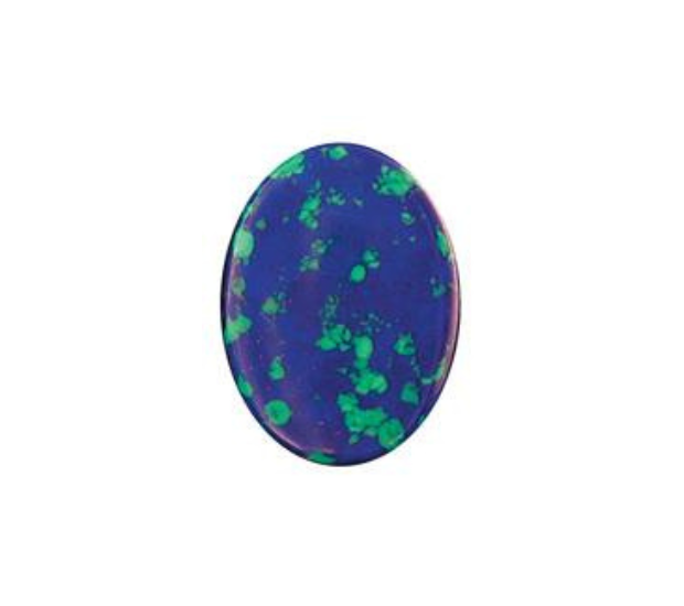 Azurite Malachite - 12mm Triangle
