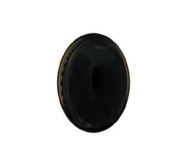 Onyx Black - 10mm Heart