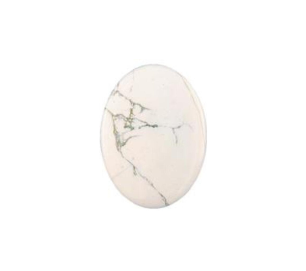 Howlite -  7x9 Oval