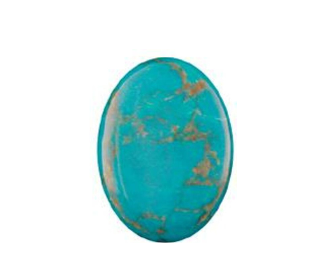 Howlite Turquoise - 18x25 Oval