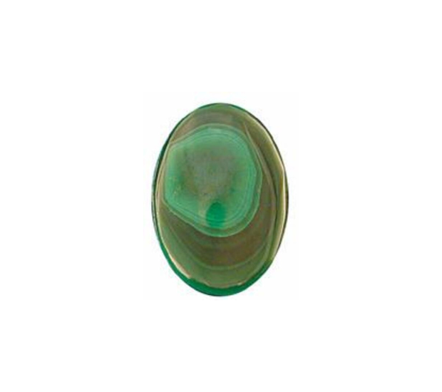 Natural Malachite Oval Shape Cabochon Flat Back Calibrated Loose Gemstone - 3x5