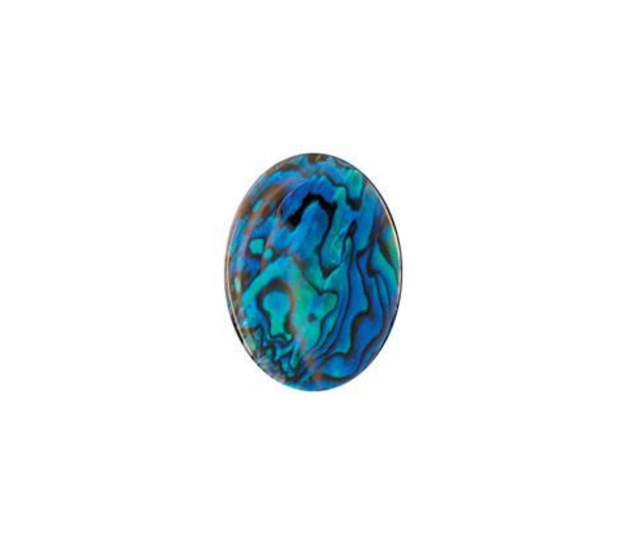 Paua Shell Blue - 4mm Round