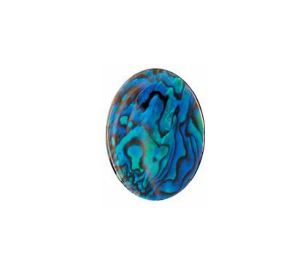 Paua Shell Blue - 6mm Round
