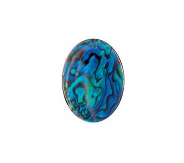 Paua Shell Blue - 6x12 Long Oval