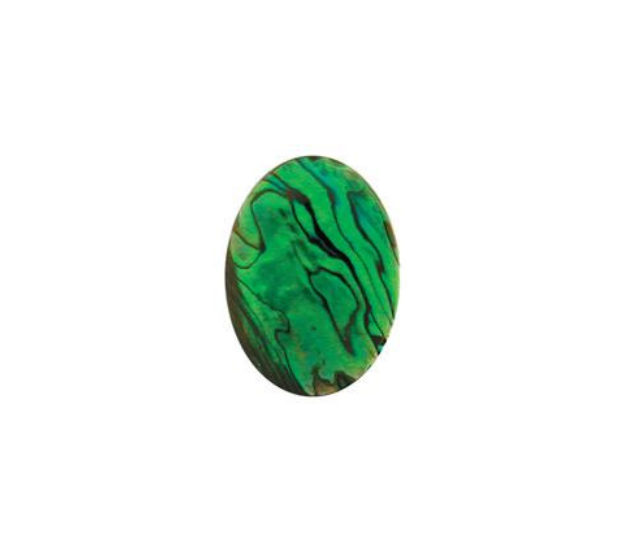 Paua Shell  Green - 5mm Round