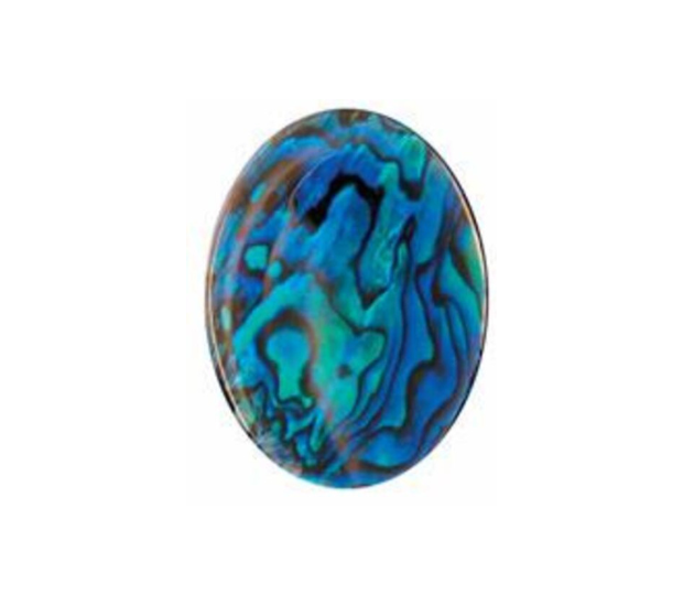 Paua Shell Blue - 18x25 Rectangle
