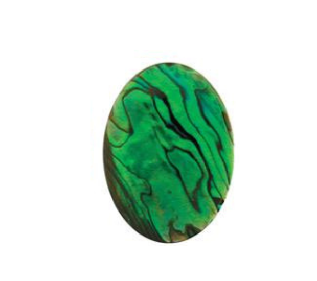 Paua Shell Green - 18x25 Rectangle