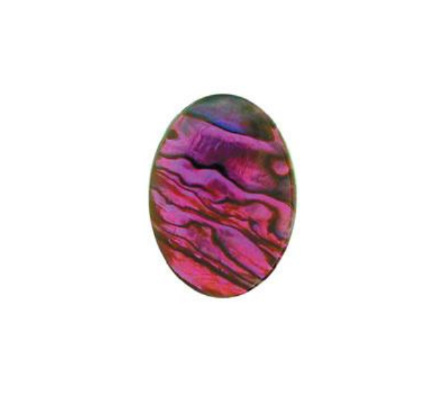 Purple Paua Shell Tear High Quality Cabochon Calibrated  -  6x9
