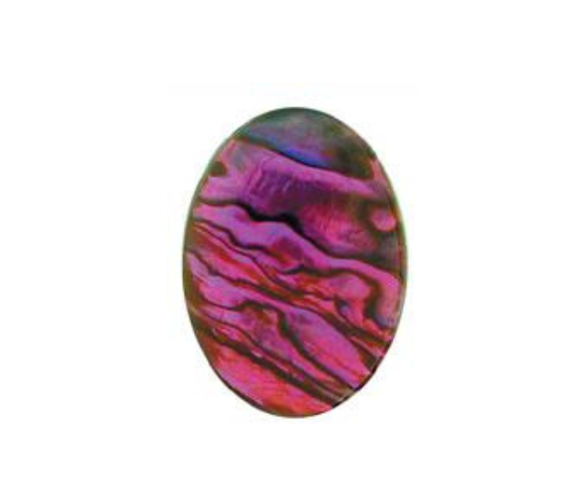 Purple Paua Shell Tear High Quality Cabochon Calibrated -  9x13