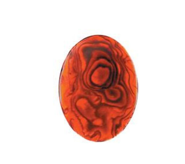 Paua Shell Red - 18x25 Oval
