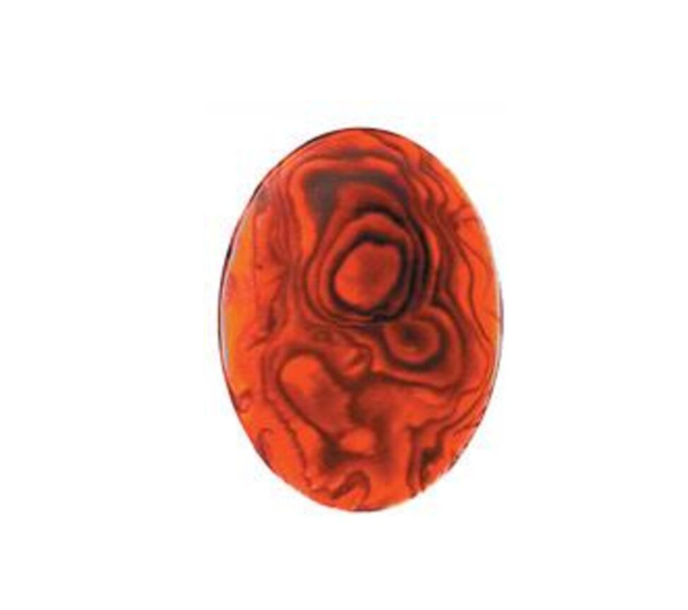 Paua Shell Red - 16mm Round