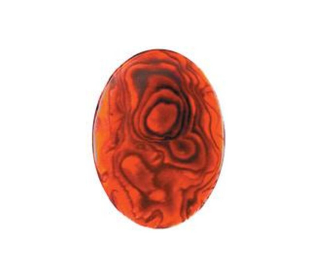 Paua Shell Red - 38mm Round