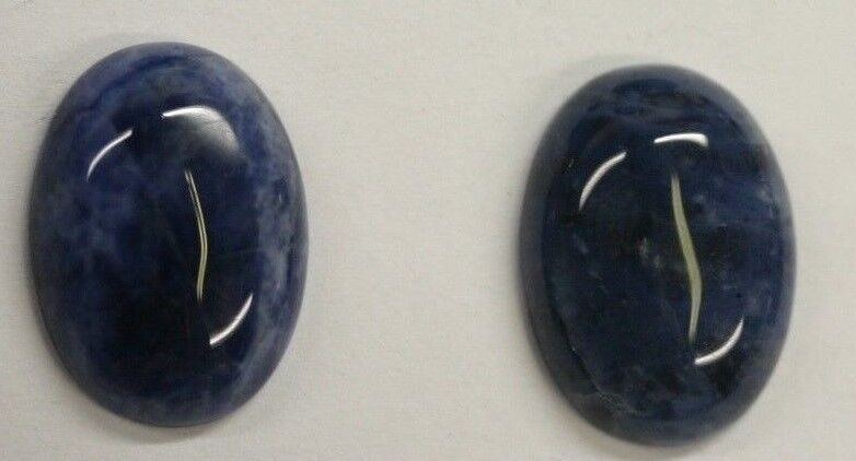 Lot of 6 Sodalite Oval Calibrated Cabochon High Quality 10x12