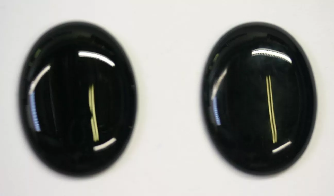 Black Onyx Oval flat back Cabochon 30x40  Jewelry Gemstones