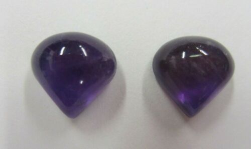 11mm Trillion Natural African Amethyst Cabochon Gemstones Cab Gems Jewelry