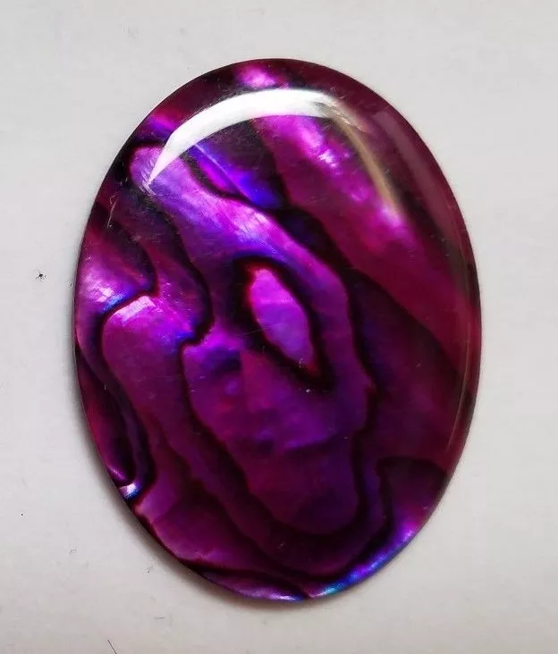 Purple Paua Shell Oval Cabochon High Quality 22x30