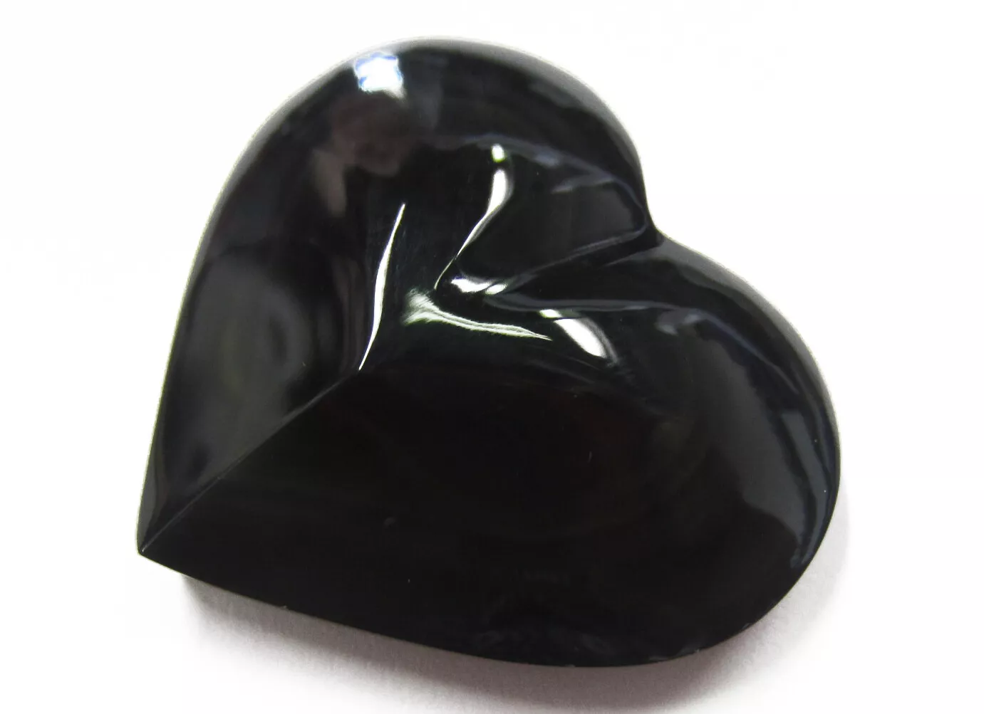 34.25mmx31.85mm Natural Rainbow Obsidian Heart Cabochon Gemstones Gems Cabs