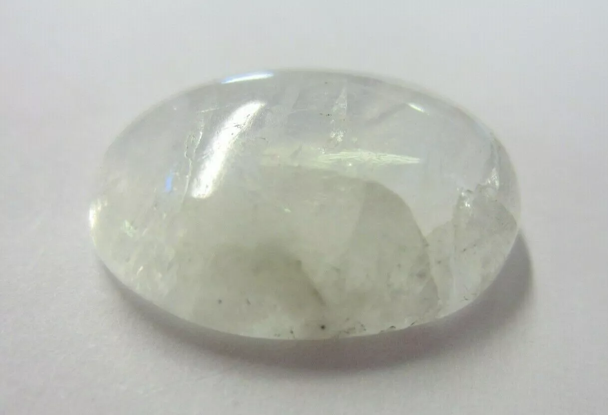 Natural Rainbow Moonstone Oval Cabochon Gemstones Cab Gems 16.47mmx21.39mm