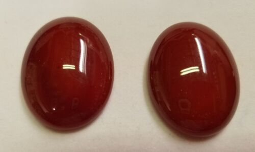 Carnelian Oval flat back Cabochon High Quality 22x30