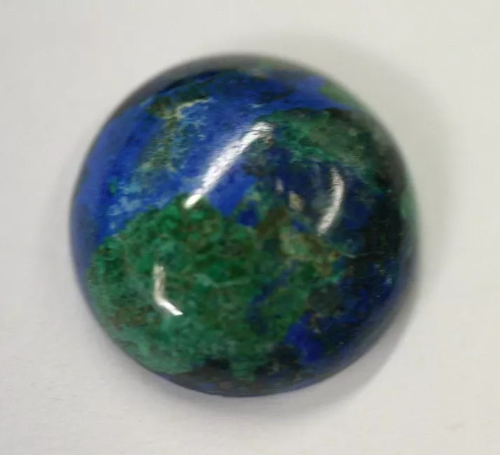 Natural Azurite Malachite Round Cabochon 20mm Gemstones