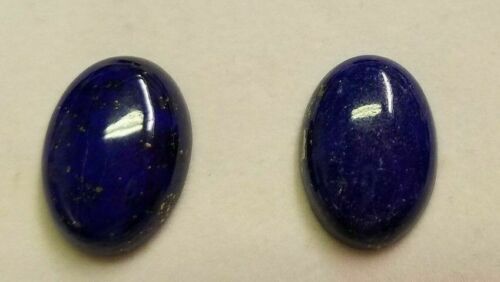 15x20mm 20x15mm Natural Lapis Lazuli Calibrated Oval Cabochon Gemstones Jewelry