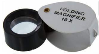 Economical Aluminum Jeweler’s Loupe 10 x 16
