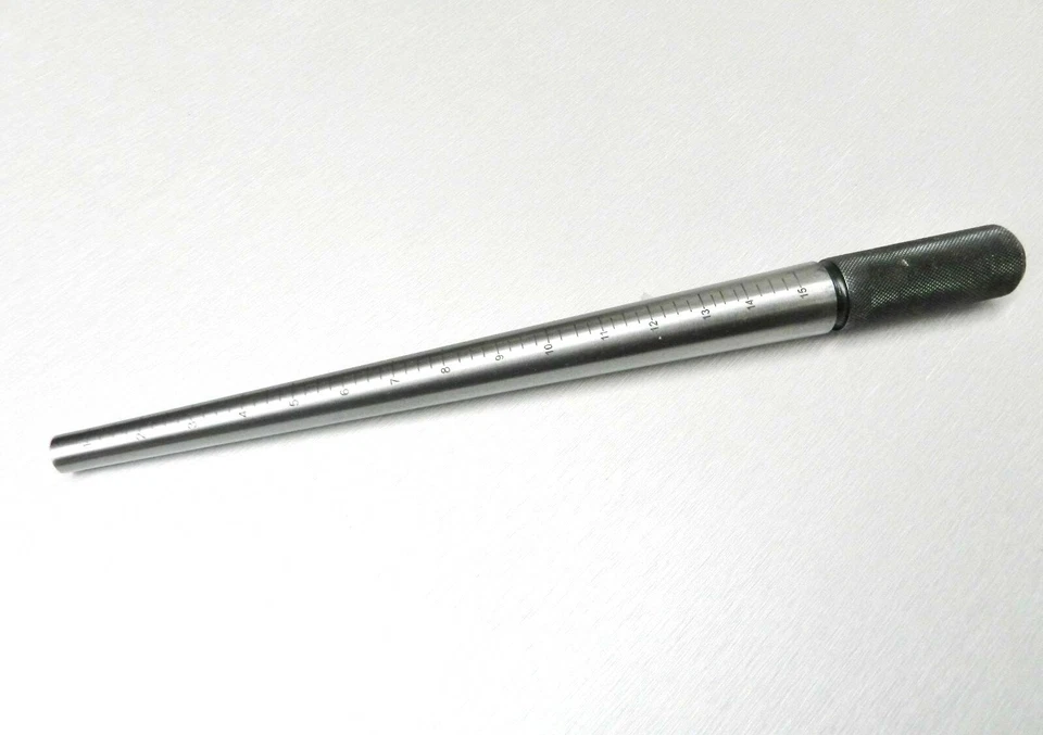 Ring Mandrel Grooved & Marked - 13” x 31/64”