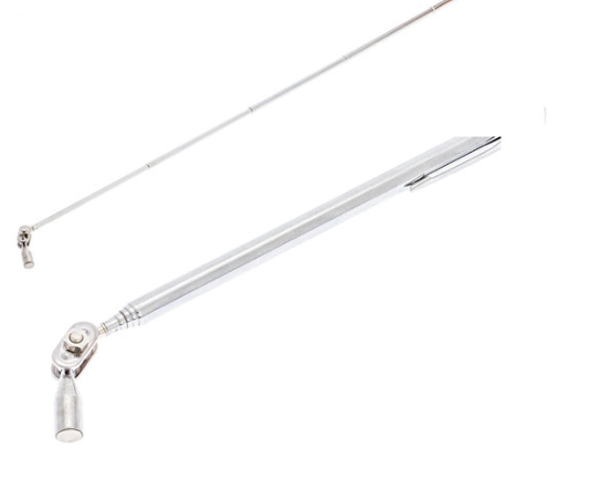 1 1/4 lb Telescopic Magnetic Pick-up Tool Extend 6" to 22" Long Stainless Steel