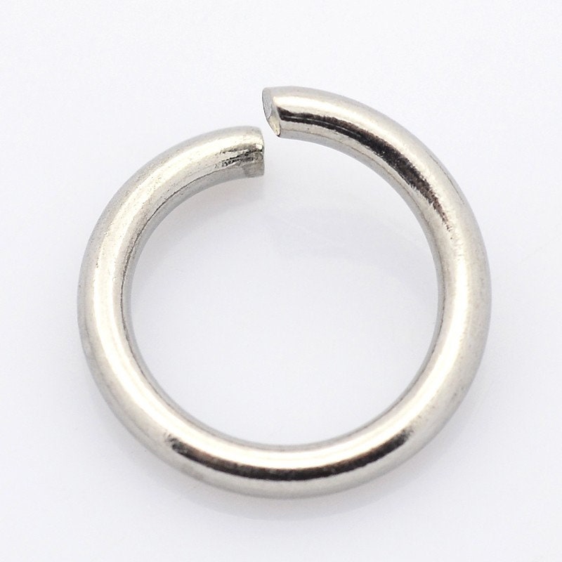 Sterling Silver Open Jump Rings - 5.9mm