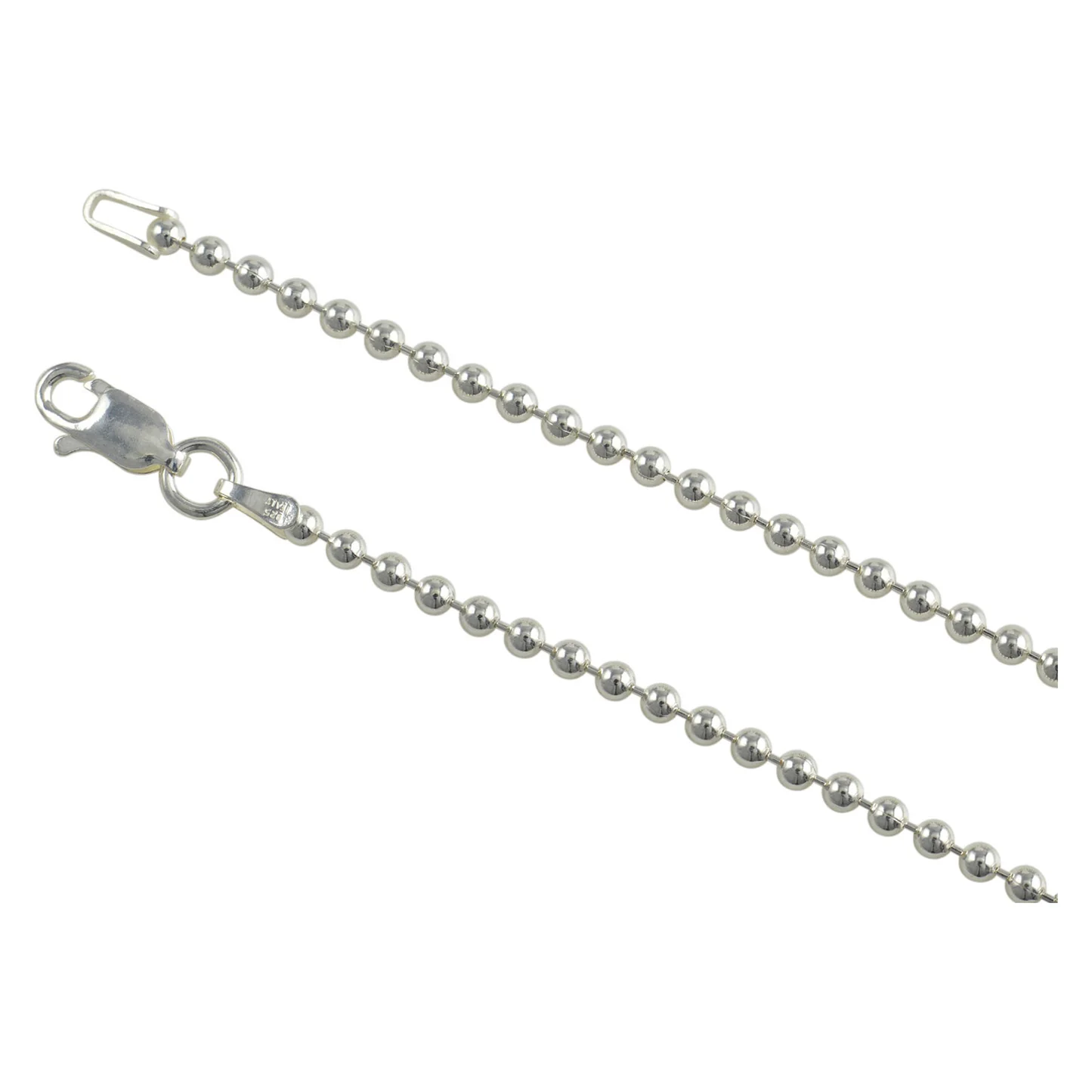 2.2 MM ROUND BEAD CHAIN - 20"
