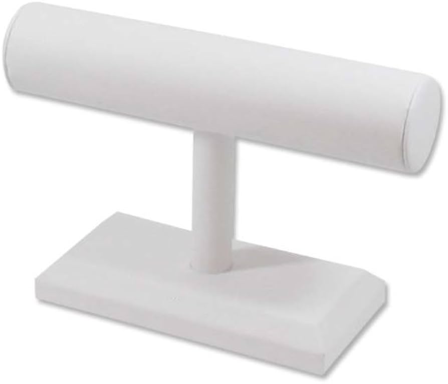 5” T-bars -   White Leatherette