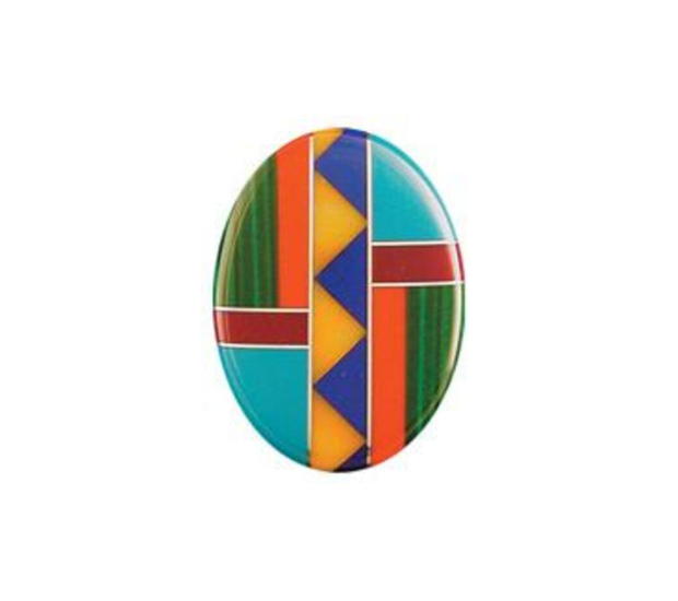 Fancy Inlay - 13x18 Oval