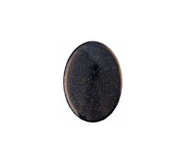 Goldstone Blue - 5x7 Oval