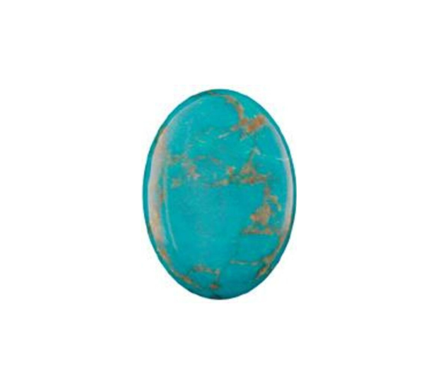 Howlite Turquoise - 10x12 Oval