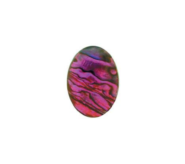 Purple Paua Shell Round High Quality Cabochon Calibrated - 4mm