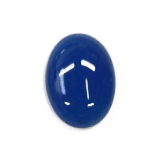 Natural Blue Onyx Oval Calibrated Cabochon 15x20mm Jewelry Cab