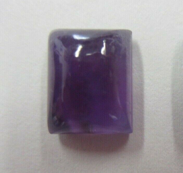 9x11mm 11x9mm Natural African Amethyst Rectangle Cabochon Gemstones High Dome