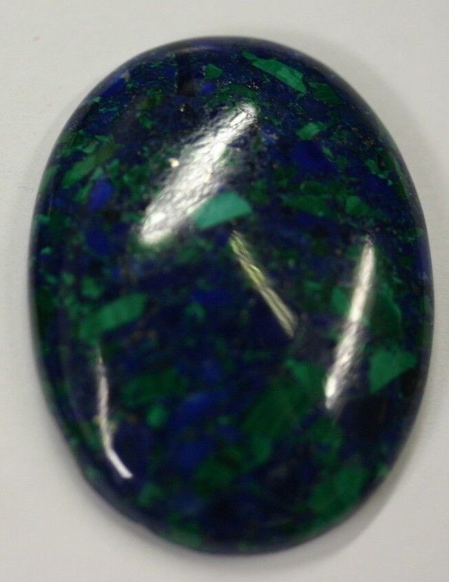 Natural Azurite Malachite Oval Cabochon - 22 x 30