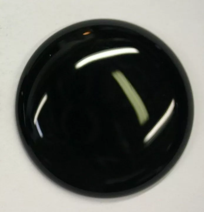 Natural Black Onyx Round Calibrated Cabochon 38mm Gemstones Jewelry